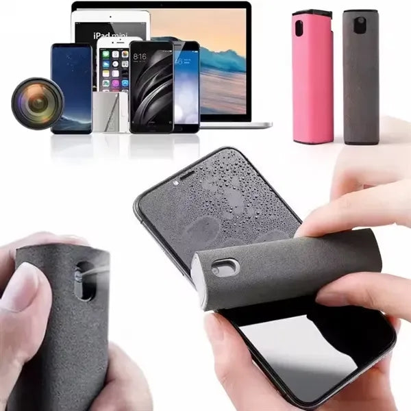 Portable Screen Cleaner Spray Bottle with Refillable Design