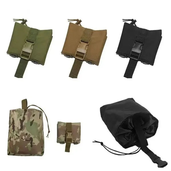 Folding Dump Waist Bag Roll-Up Drawstring Utility Tool Pack