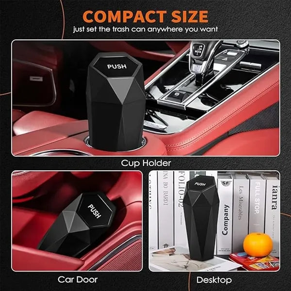 Car Trash Can with Lid