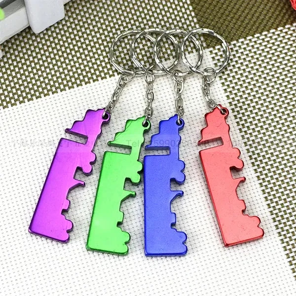 Advertising Truck Shaped Bottle Opener With Key Ring