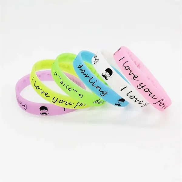Silicone Glow-in-the-dark Wristband