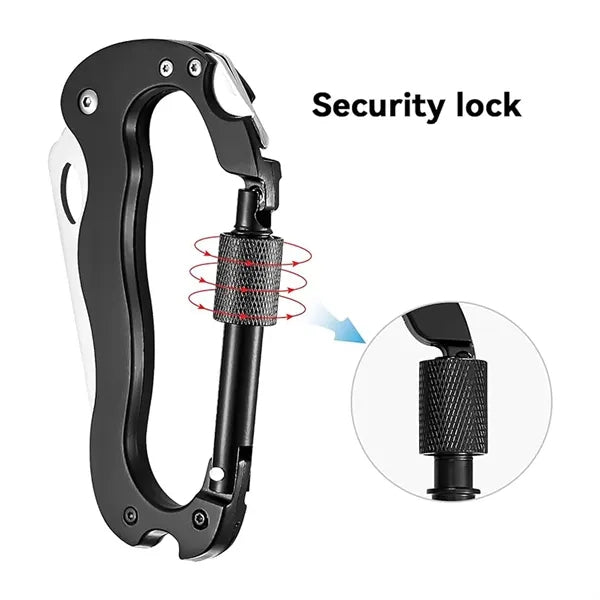 Multitool Keychain Carabiner Clips
