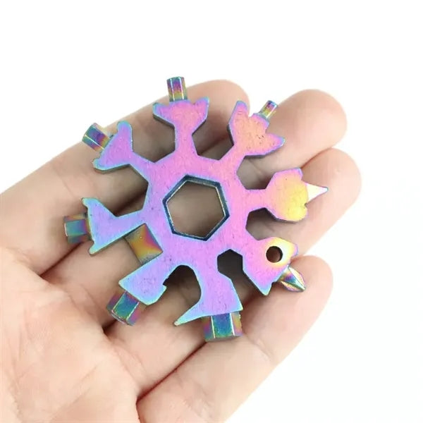 18-in-1 Stainless Steel Multi Snowflake Tool