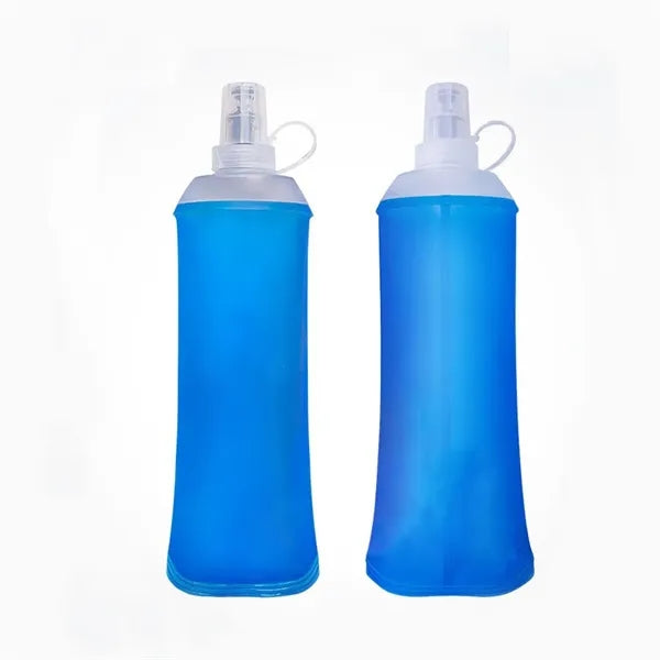 8oz Portable Sports Folding Water Bottle With Sealed Lid