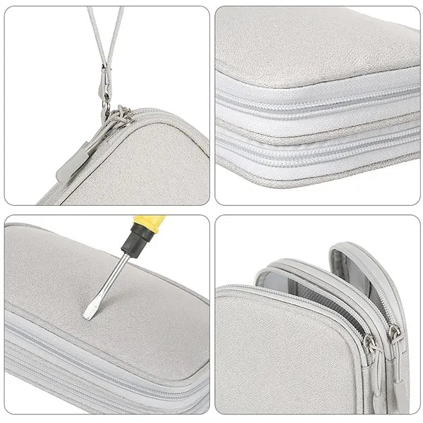 Travel Case Organizer for Test Strips, Lancets, Needles