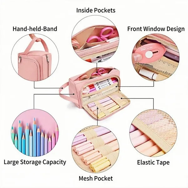 Pencil Case Cosmetic Bag