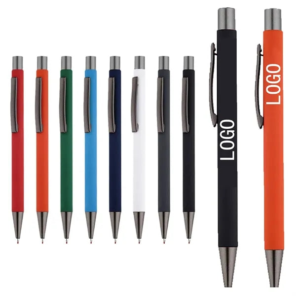 Press The Metal Aluminum Rod PenBusiness Advertising Pen