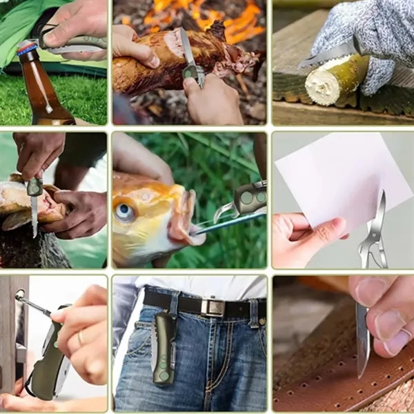 Outdoor Multi-Functional Folding Edc Knife Tool