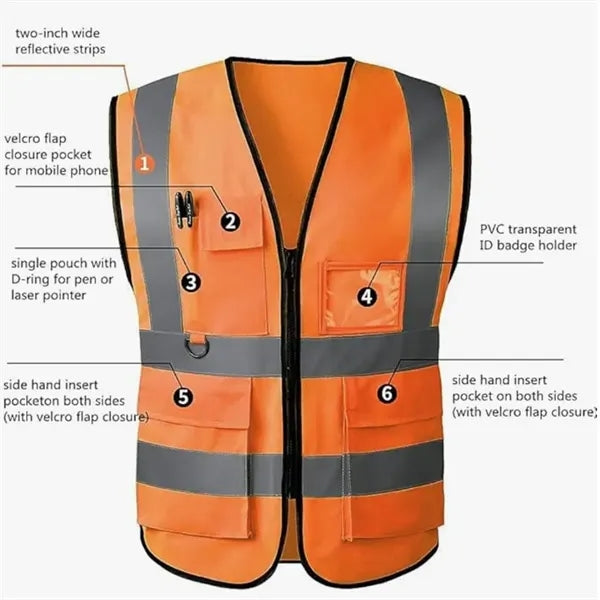Guardian Reflective Safety Vest for Women Men High Vis
