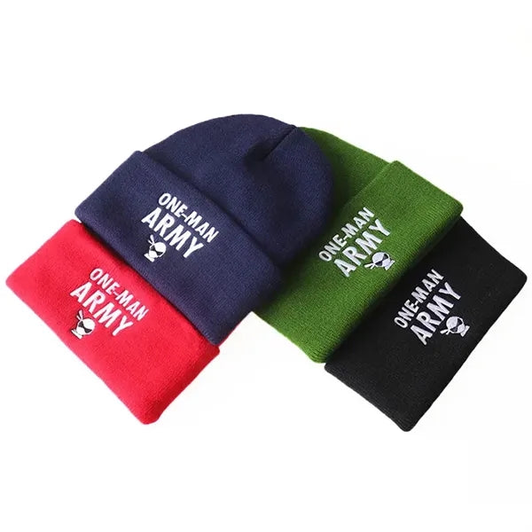 Knit Beanie With Cuff