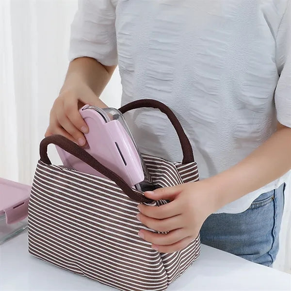 Portable insulated lunch bag