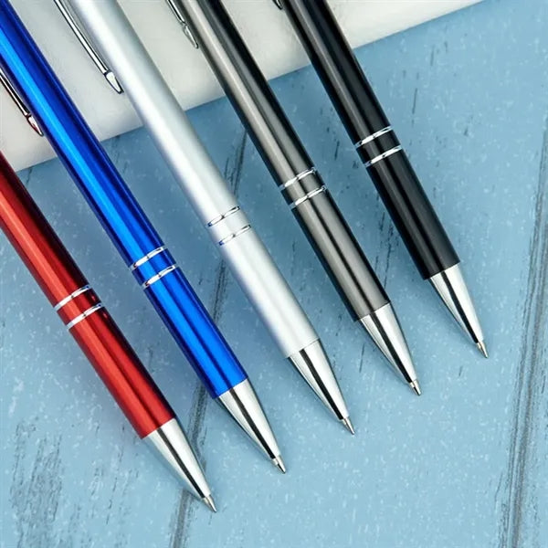 Metal Clip Action Ballpoint Pen