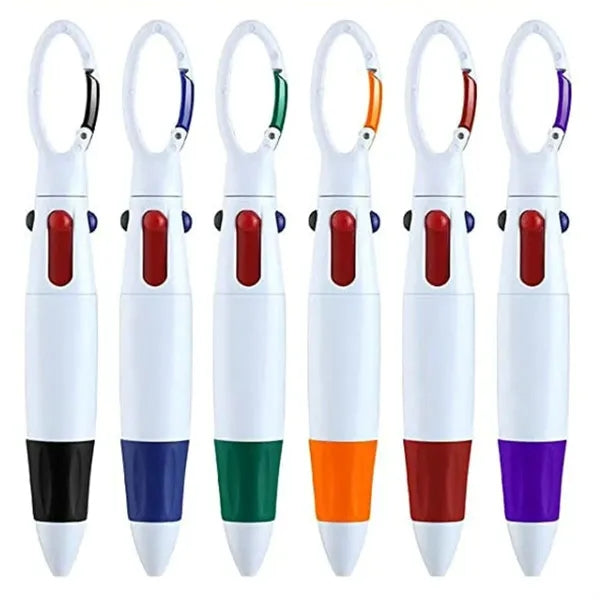 Quad Clip Ballpoint Pen