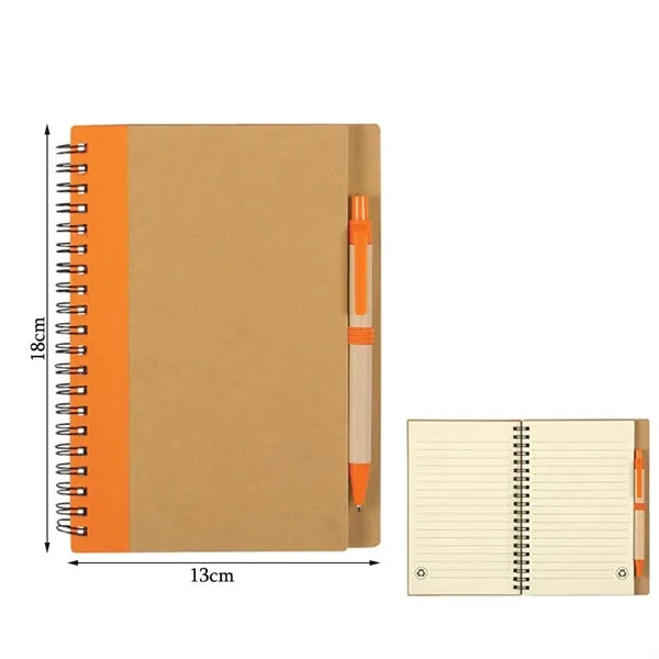 Kraft Paper Spiral Notebook