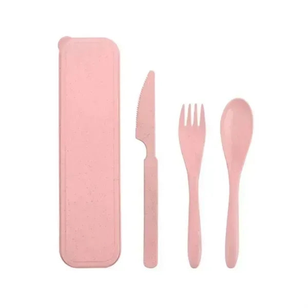 Portable Wheat Straw Cutlery Set