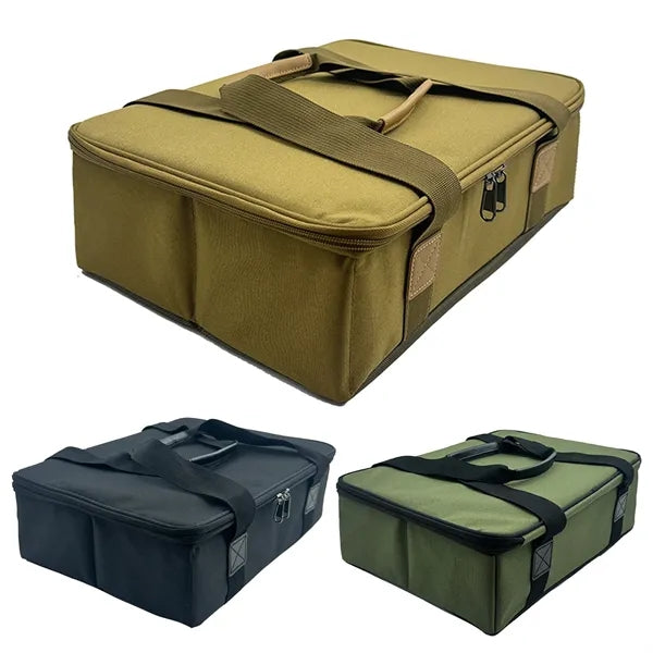 Outdoor Camping Cookware Cassette Stove Organizer Bag
