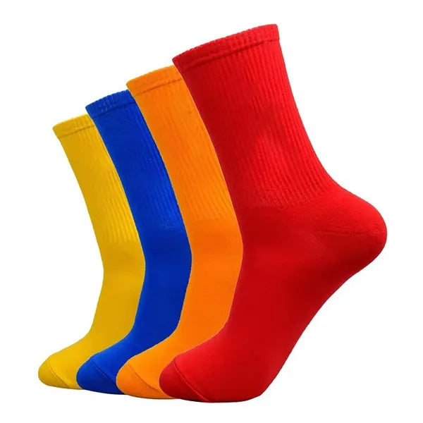 Sweat-Wicking Jacquard Mid Tube Socks All Seasons