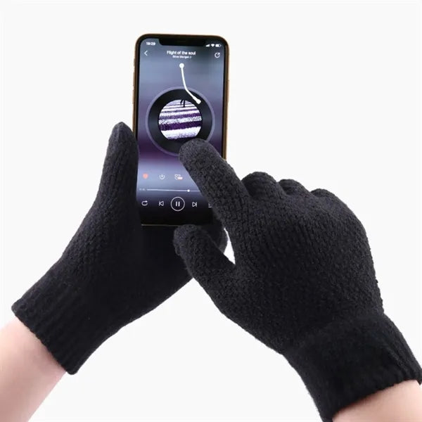 Touch Screen Warm Knit Gloves