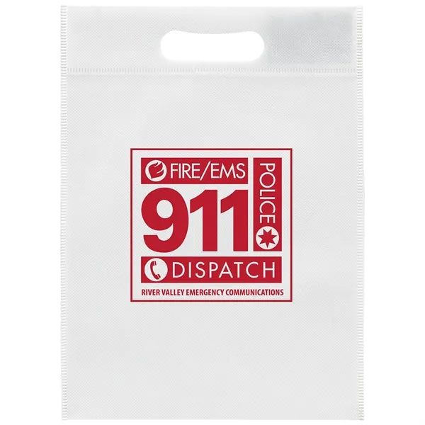 10W x 14H Non-Woven Die Cut Bag - Screen Print