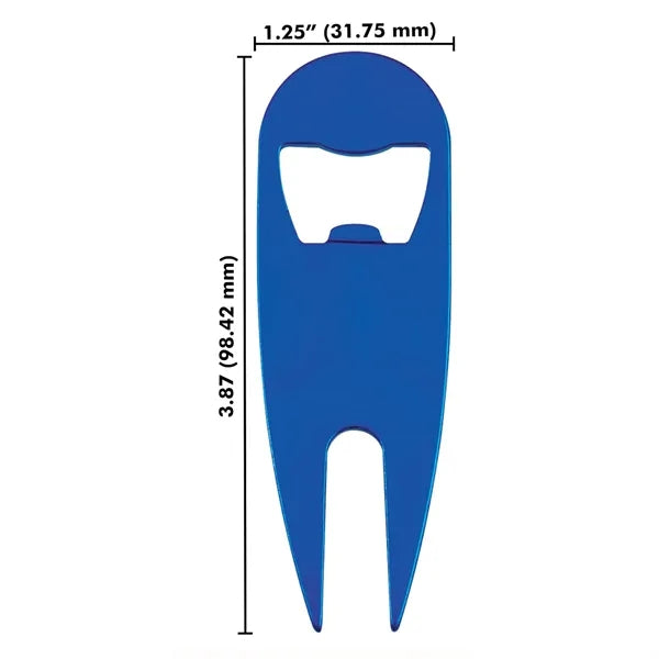 Golf Divot Tool with Bottle Opener