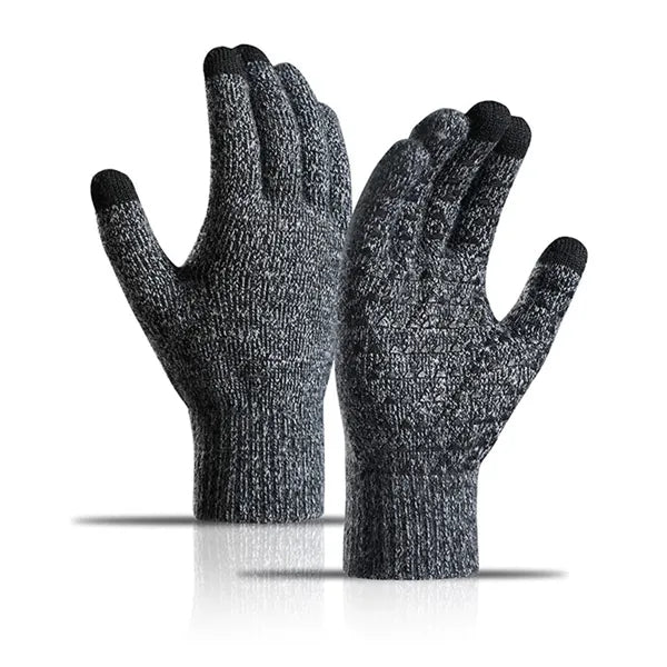 Touchscreen-Compatible Knitted Gloves