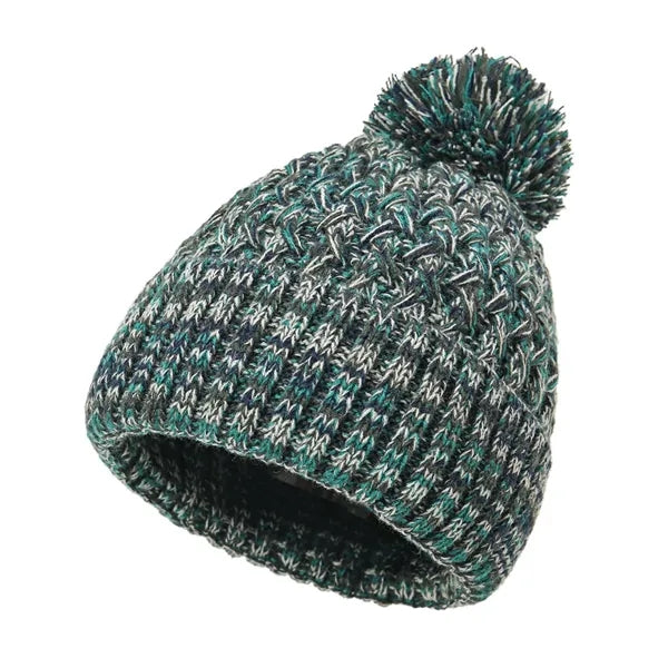 Women Winter Beanie Knitted Hat Soft Warm Ski Cap