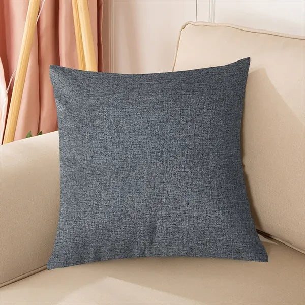 18x18 inch Decorative Linen Solid Throw Pillow Covers Soft