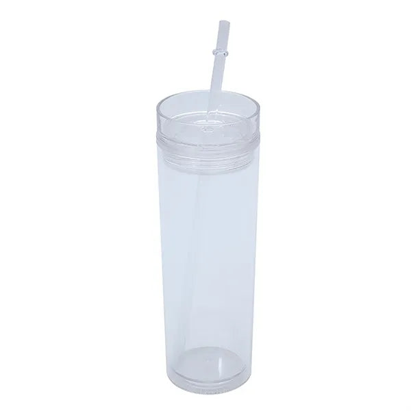 16 oz Double Wall Plastic Straight Body Cup for Outdoor
