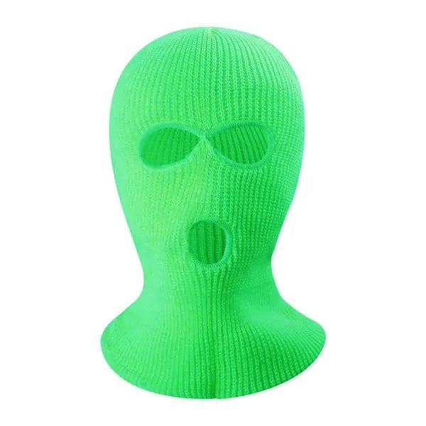 3-Hole Unisex Knit Full Face Cover Ski Mask