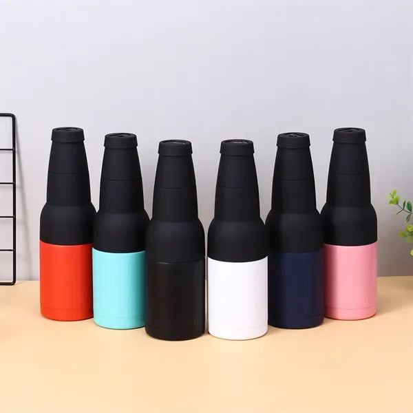 3-In-1 Beer Bottle and Can Cooler with Opener