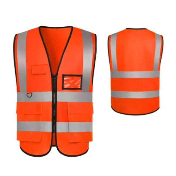 Reflective Safety Vest with Pockets