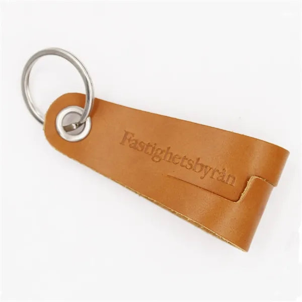 Leather holder keychain