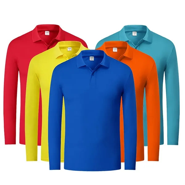 Long Sleeve Polo T-Shirt