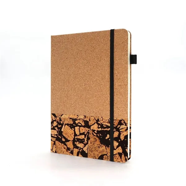 Cork Softcover Vegan A5 Ruled Notebook Set