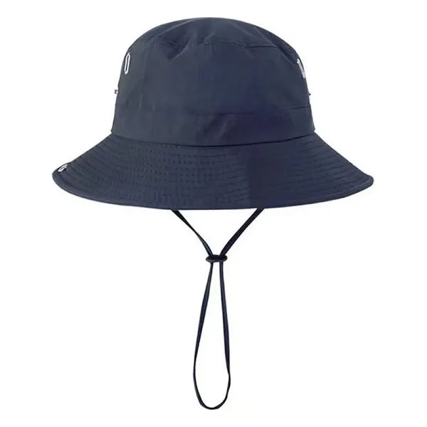 Outdoor Fishing Wide Brim Sun Bucket Hat w/ Embroidery