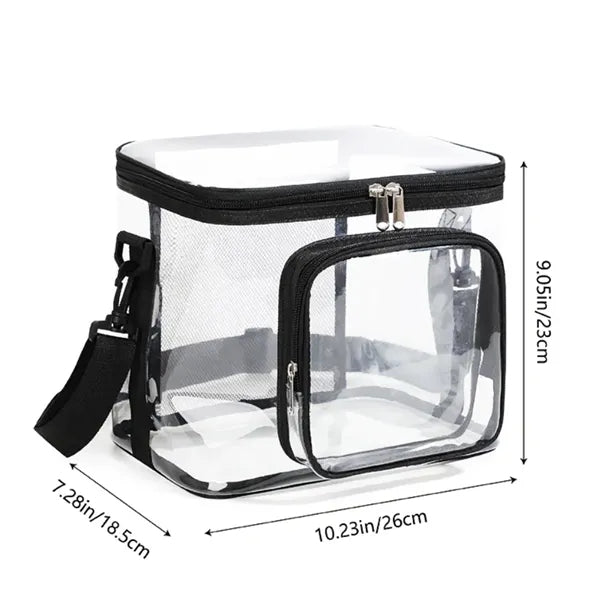Clear Lunch Box Large Duty Transparent Stadium Approved Bag