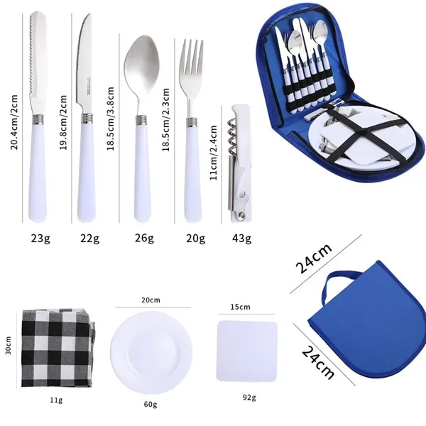 Outdoor Tableware Storage Set