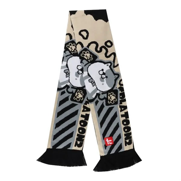Custom sport fan long jacquard football scarf