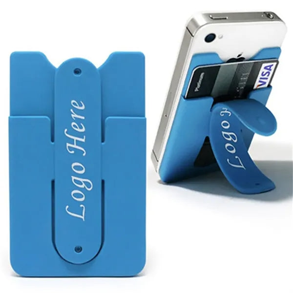 Silicone Phone Card Holder Mount In U Shape