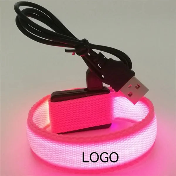 Rechargeable version Reflective Wristband for Outdoor
