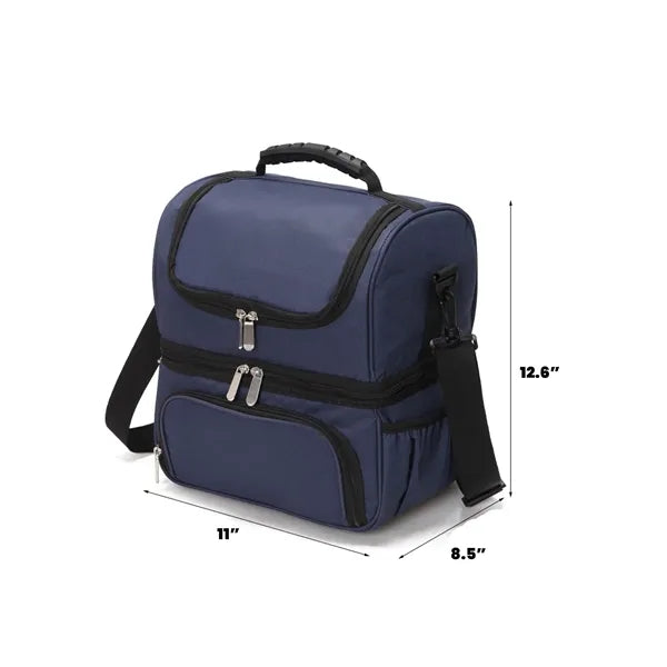 Insulated Lunch Bag with Embroidered Logo