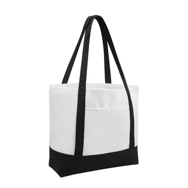 10oz. Two-Tone Canvas Boat Tote