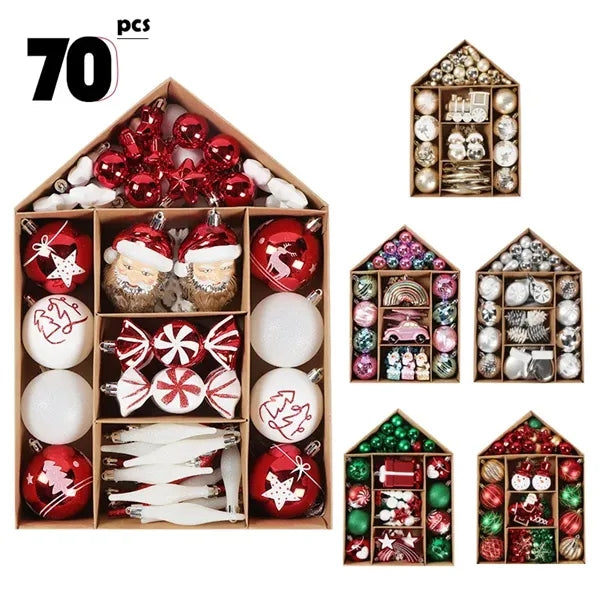 Xmas Balls Ornaments Set