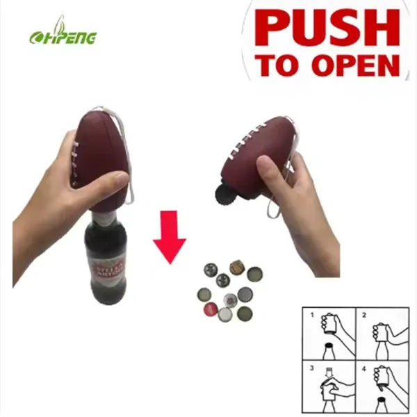 Football Press Bottle Opener