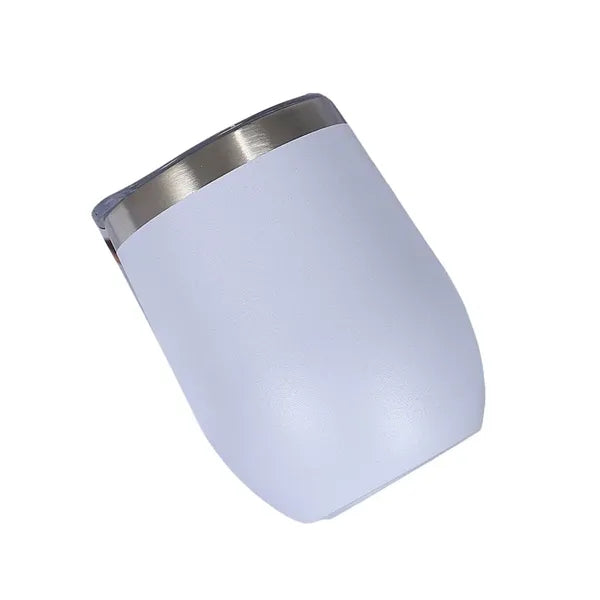Insulated Stainless Steel Wine Tumbler w/Spill-Resistant Lid