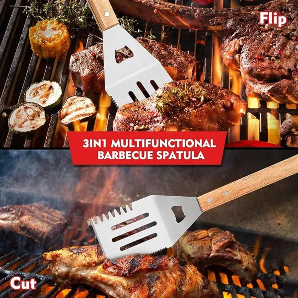 BBQ Grilling Tools Set of 3 pcs