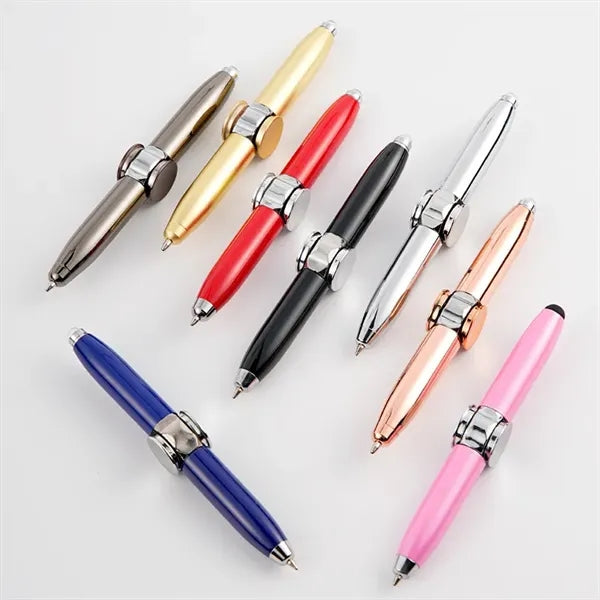 Stress Reducer Writing Tool Spinning Fidget Ballpoint Pen