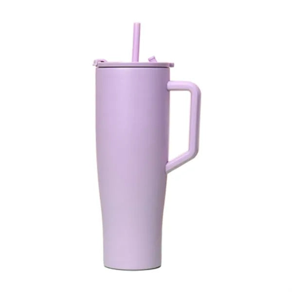 40 oz Tumbler with Handle and Straw Lid
