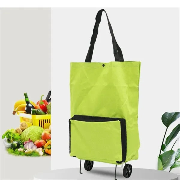 Wheeled Folding Shopping Cart