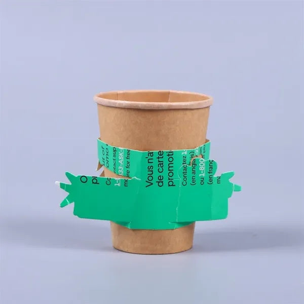 Coffee Cup Sleeve Personalized Brand Display
